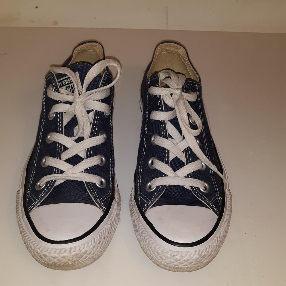 Mens Converse all star blue? / black size 4 wo's 6 UK 4 EUR 36.5 CM 23